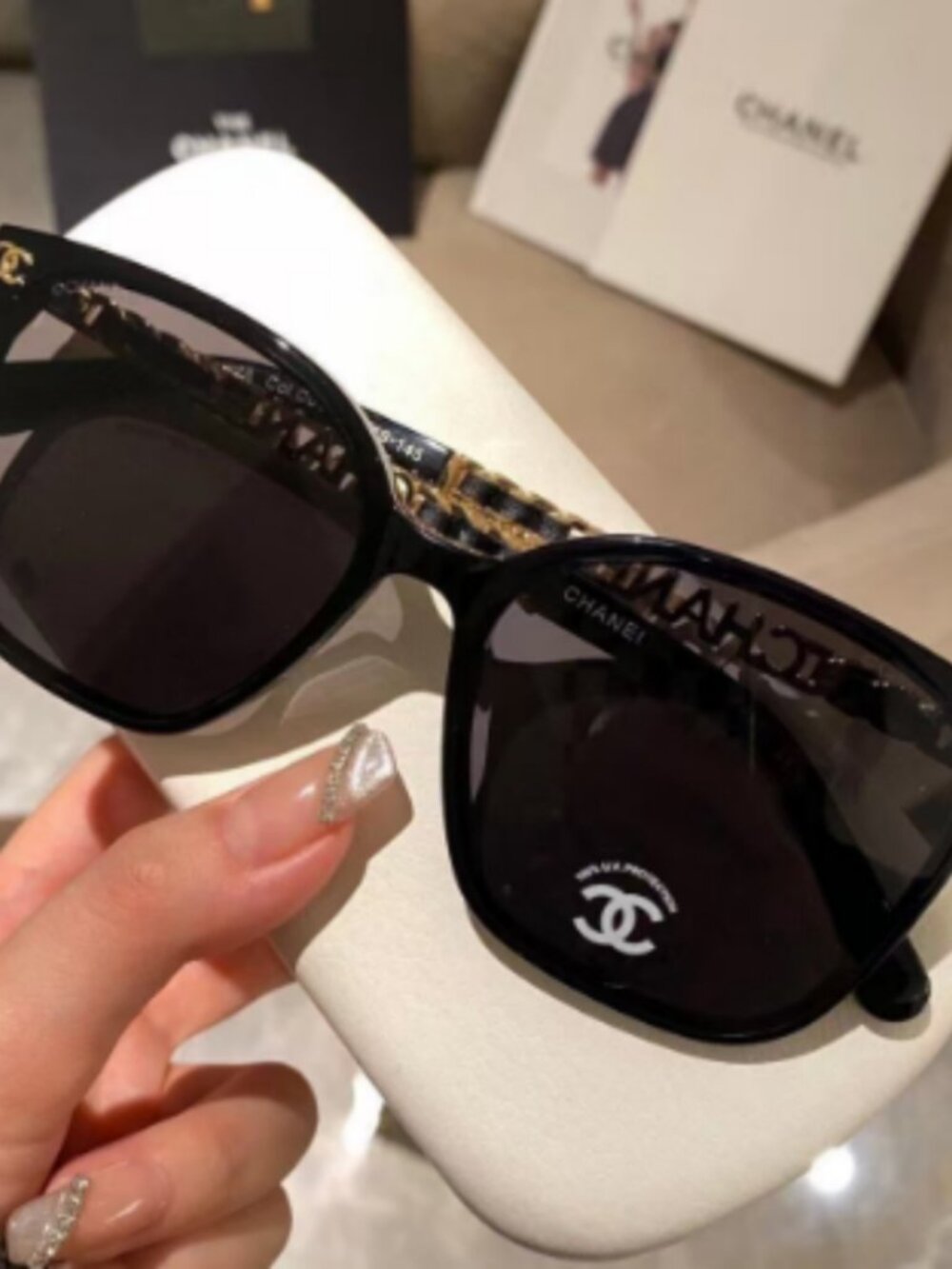 Chanel Chain Sunglasses